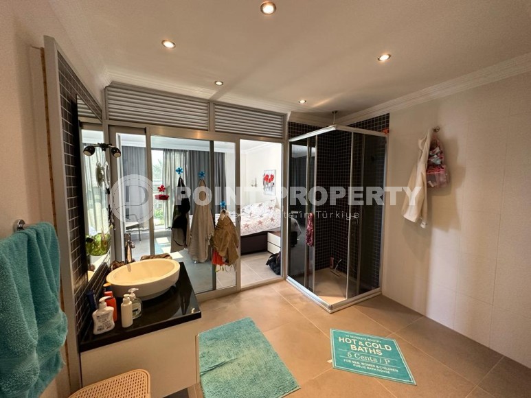 Просторная светлая квартира с большой открытой террасой в зеленом, экологически чистом районе Аланьи - Джикджилли-id-5634-фото-12