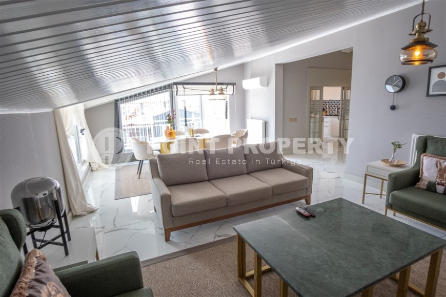 Роскошная двухуровневая квартира на самом берегу Средиземного моря, в престижном районе Анталии - Лара-id-5638-фото-5