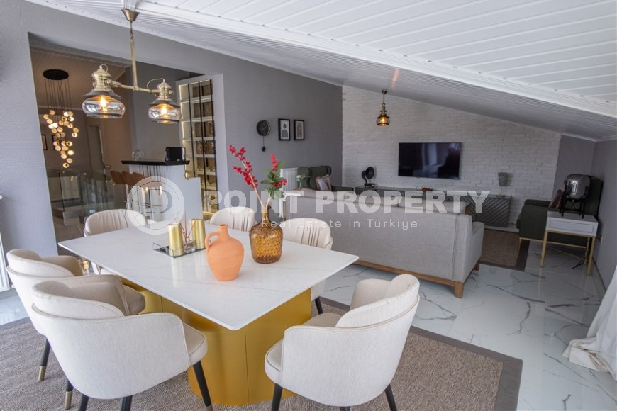 Роскошная двухуровневая квартира на самом берегу Средиземного моря, в престижном районе Анталии - Лара-id-5638-фото-6