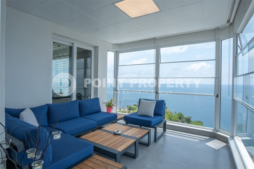 Роскошная двухуровневая квартира на самом берегу Средиземного моря, в престижном районе Анталии - Лара-id-5638-фото-22