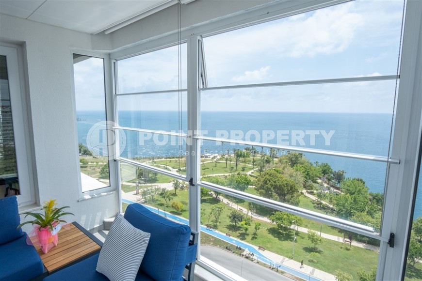 Роскошная двухуровневая квартира на самом берегу Средиземного моря, в престижном районе Анталии - Лара-id-5638-фото-23