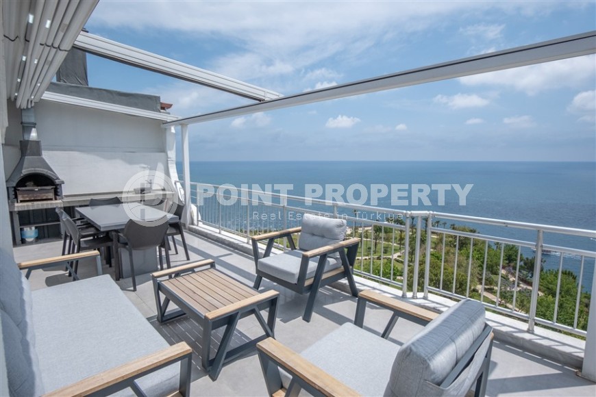 Роскошная двухуровневая квартира на самом берегу Средиземного моря, в престижном районе Анталии - Лара-id-5638-фото-25