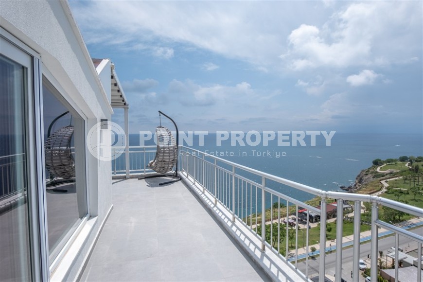 Роскошная двухуровневая квартира на самом берегу Средиземного моря, в престижном районе Анталии - Лара-id-5638-фото-28