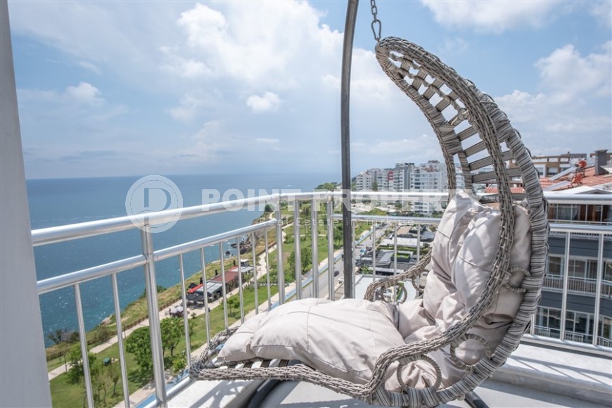 Роскошная двухуровневая квартира на самом берегу Средиземного моря, в престижном районе Анталии - Лара-id-5638-фото-29