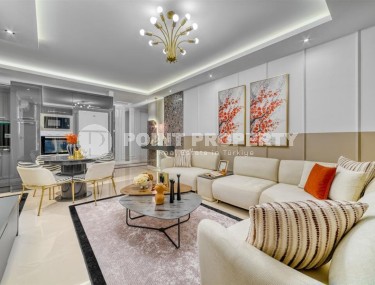 Апартаменты с роскошным дизайнерским ремонтом в центре популярного района Аланьи - Нижняя Оба-id-5644-фото-2