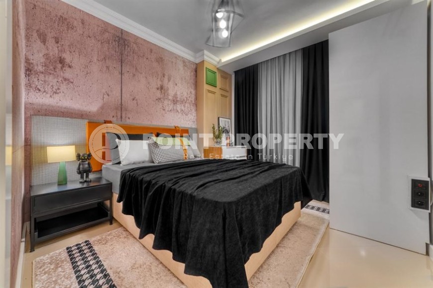 Апартаменты с роскошным дизайнерским ремонтом в центре популярного района Аланьи - Нижняя Оба-id-5644-фото-6