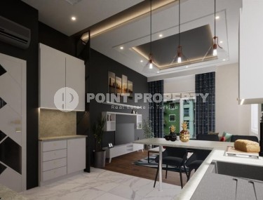 Небольшая квартира с чистовой отделкой в новом жилом комплексе, в перспективном районе Аланьи - Паяллар-id-5649-фото-2