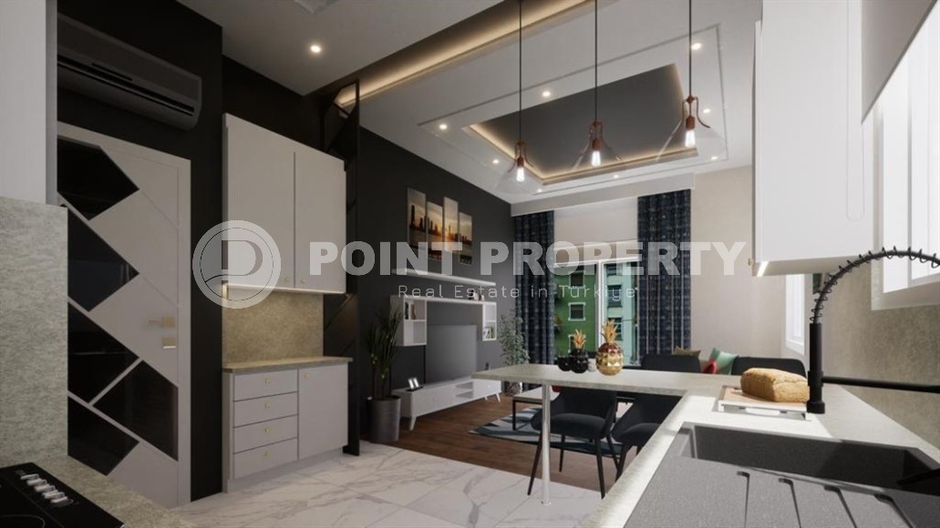 A small apartment with a fine finish in a new residential complex, in a promising area of Alanya - Payallar-id-5649-photo-2