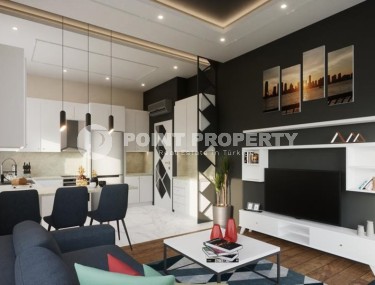 Небольшая квартира с чистовой отделкой в новом жилом комплексе, в перспективном районе Аланьи - Паяллар-id-5649-фото-3