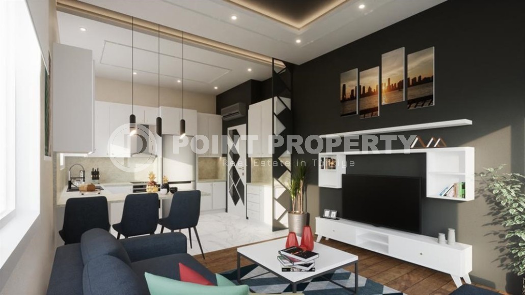 A small apartment with a fine finish in a new residential complex, in a promising area of Alanya - Payallar-id-5649-photo-3