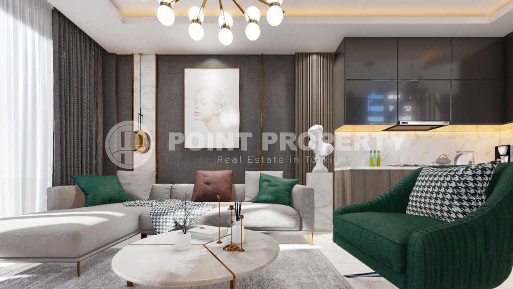 Просторная новая квартира с одной спальной комнатой, в новом жилом комплексе, введенном в эксплуатацию в 2023 году-id-5658-фото-3