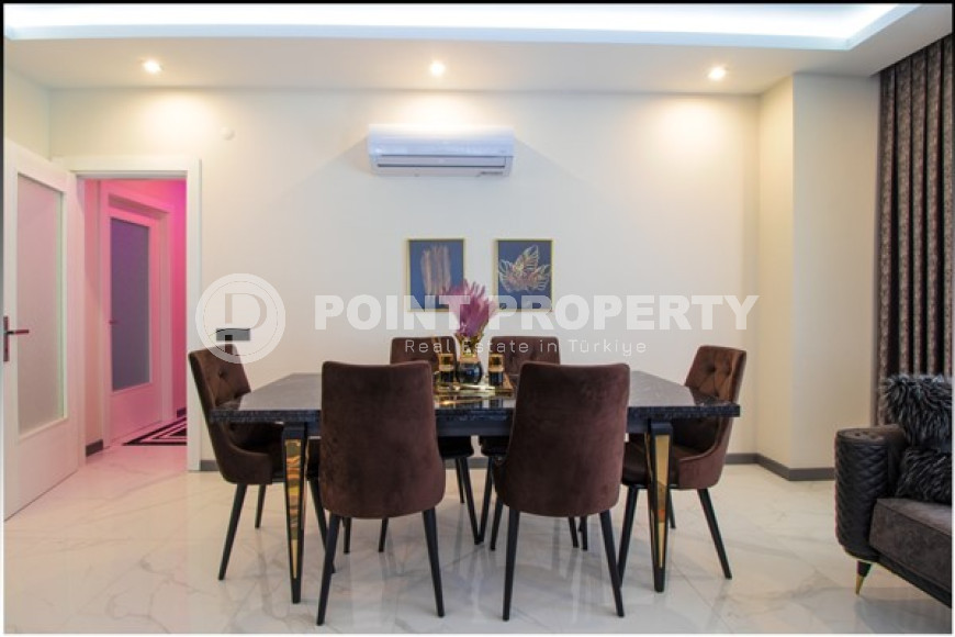 Linear apartment 4+1, 210 m² with separate kitchen in Mahmutlar area, Alanya, 750m from the coast-id-1445-photo-3