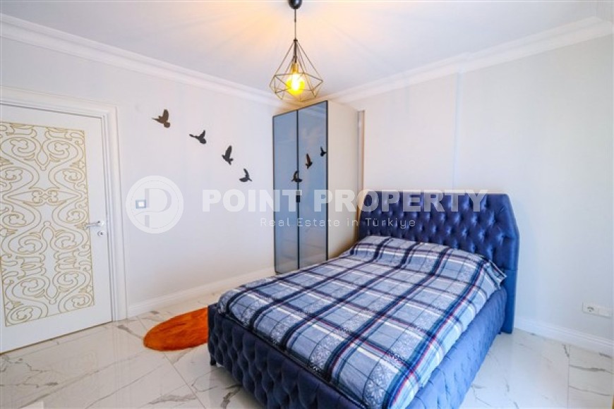 Просторная светлая квартира с современным дизайном, в трех с половиной километрах от моря, в престижном районе Аланьи - Бекташ-id-5668-фото-6