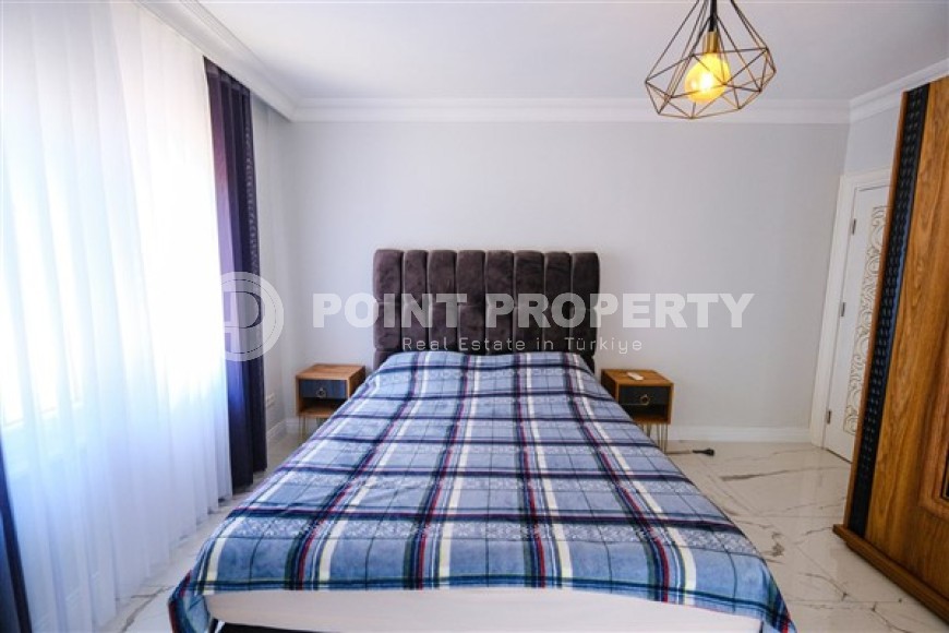 Просторная светлая квартира с современным дизайном, в трех с половиной километрах от моря, в престижном районе Аланьи - Бекташ-id-5668-фото-9