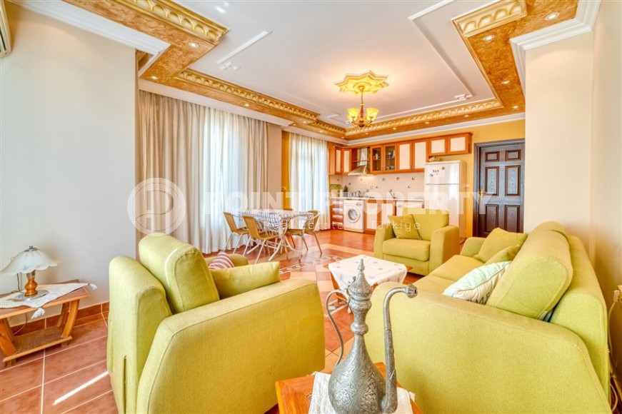 Апартаменты в классическом стиле на 4-м этаже в доме 2007 года постройки, в самом центре Аланьи-id-5669-фото-2