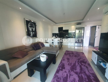 Furnished one-bedroom apartment, 65m², in the Alanya area - Avsallar, 600m from the sea.-id-1447-photo-4