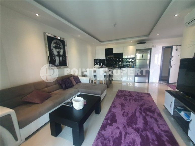 Furnished one-bedroom apartment, 65m², in the Alanya area - Avsallar, 600m from the sea.-id-1447-photo-4