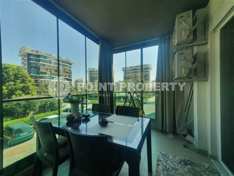 Furnished one-bedroom apartment, 65m², in the Alanya area - Avsallar, 600m from the sea.-id-1447-photo-11