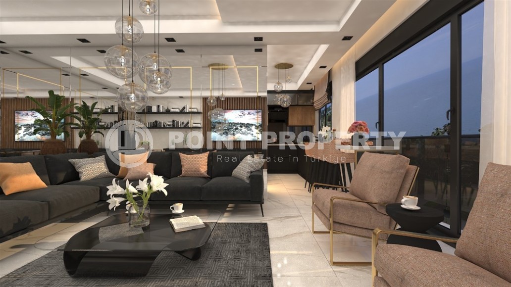 Apartments in an elite residence under construction, in a prestigious area of Antalya - Güzeloba-id-5680-photo-2