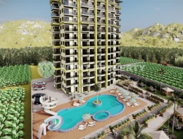 Small apartment on the 4th floor in a residential complex at the final stage of construction, in the center of the modern area of Alanya - Mahmutlar-id-5684-photo-1