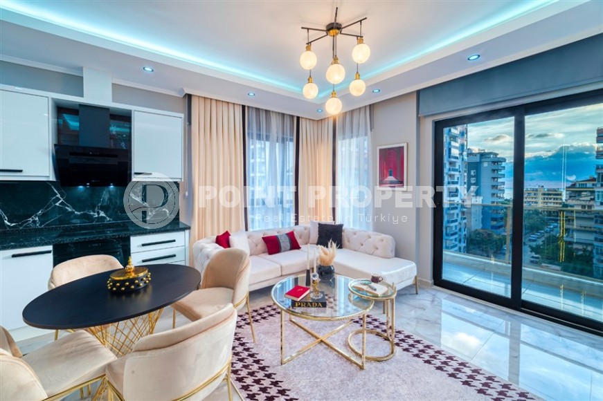 Stylish apartment with designer renovation 300 meters from the sea, in the center of the popular area of Alanya - Mahmutlar-id-5692-photo-3