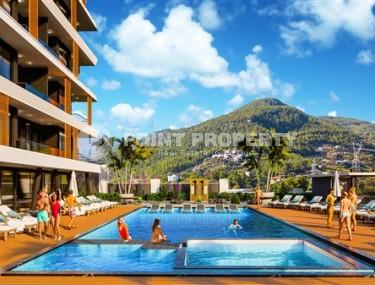 Апартаменты в роскошной резиденции с максимально развитой внутренней инфраструктурой, в спокойном районе Аланьи  - Демирташ-id-5693-фото-2