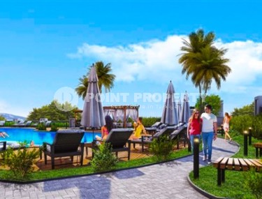 Апартаменты в роскошной резиденции с максимально развитой внутренней инфраструктурой, в спокойном районе Аланьи  - Демирташ-id-5693-фото-4