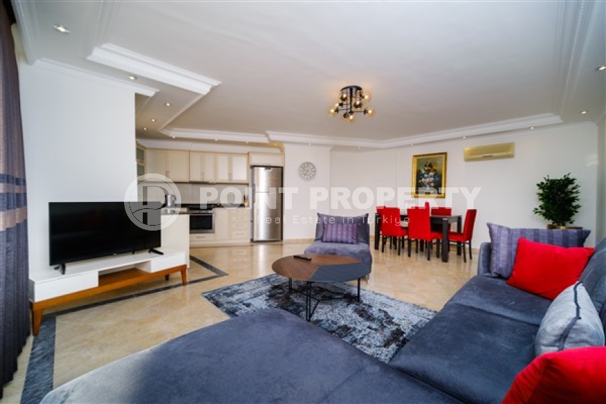 Ready to move in, view three-room apartment, 115m², 500m from the sea in the Tosmur area, Alanya-id-2115-photo-3