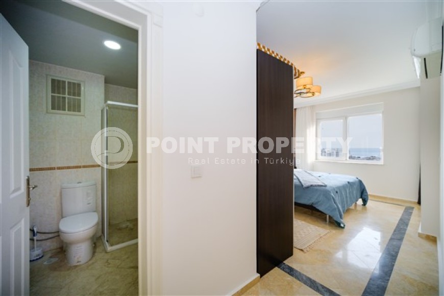 Ready to move in, view three-room apartment, 115m², 500m from the sea in the Tosmur area, Alanya-id-2115-photo-8