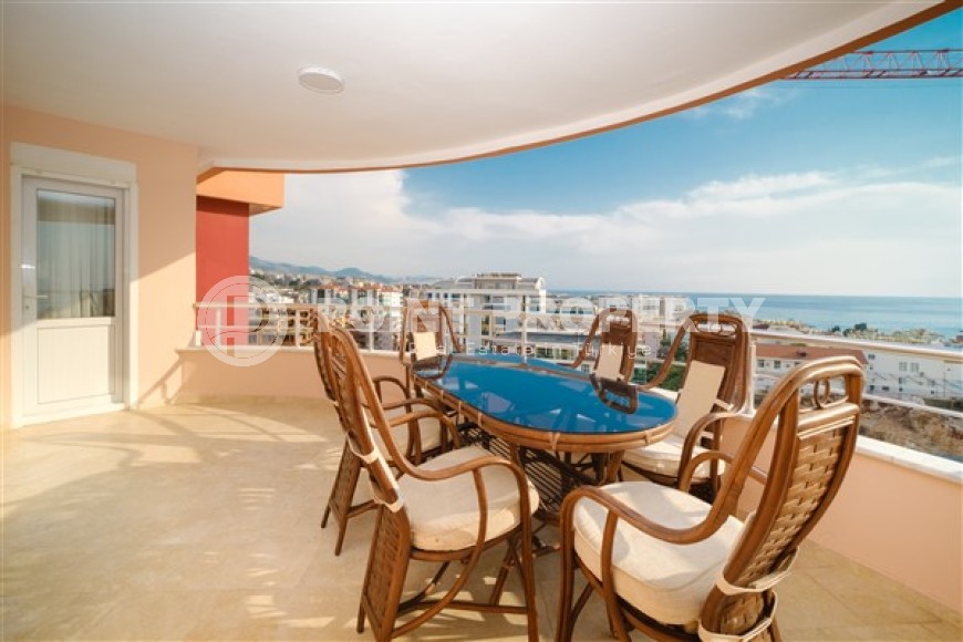 Ready to move in, view three-room apartment, 115m², 500m from the sea in the Tosmur area, Alanya-id-2115-photo-14