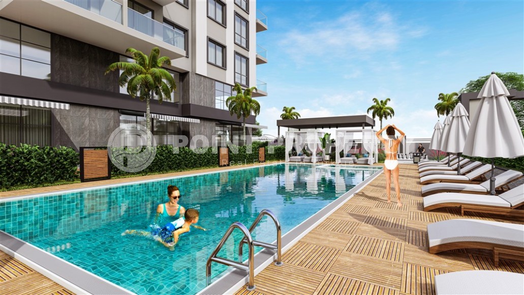 Apartments in a new residential complex at the final stage of construction, 1300 meters from the sea-id-5700-photo-8