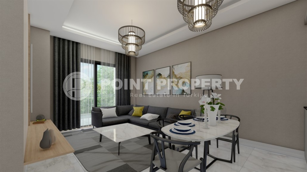 Small apartment in a residential complex at the final stage of construction, in the center of Mahmutlar-id-5702-photo-3