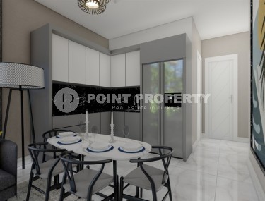 Small apartment in a residential complex at the final stage of construction, in the center of Mahmutlar-id-5702-photo-4