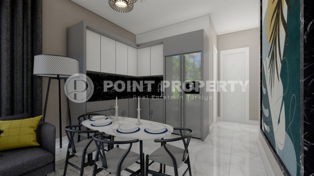 Small apartment in a residential complex at the final stage of construction, in the center of Mahmutlar-id-5702-photo-4