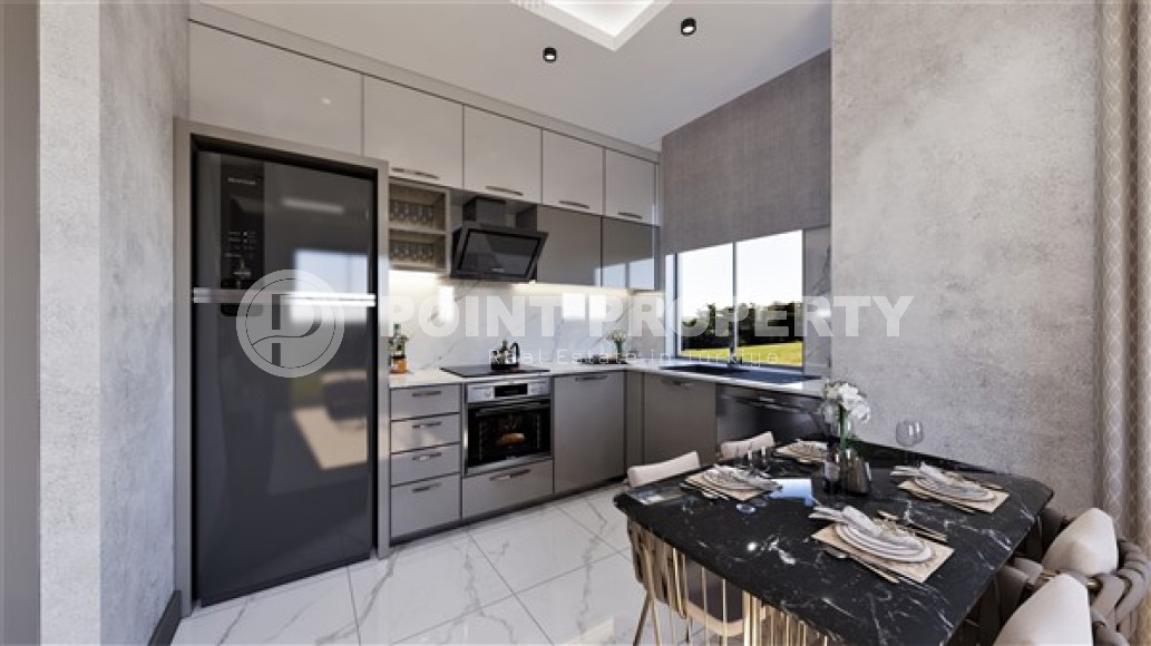 Квартира 1+1, 45м² в комплексе на окончательном этапе строительства в районе Алании Демирташ-id-1449-фото-5