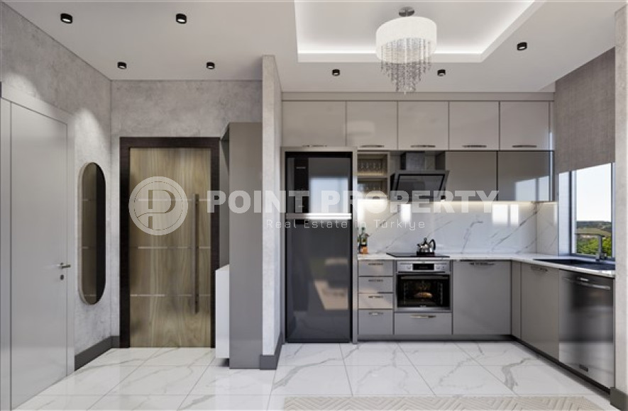 Квартира 1+1, 45м² в комплексе на окончательном этапе строительства в районе Алании Демирташ-id-1449-фото-10