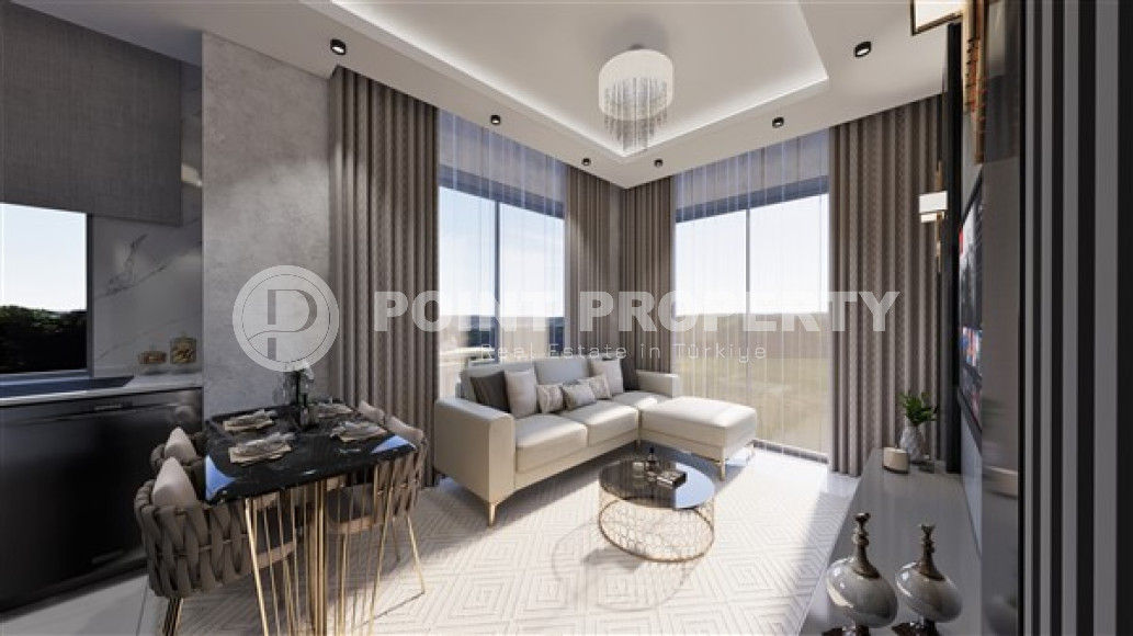 Квартира 1+1, 45м² в комплексе на окончательном этапе строительства в районе Алании Демирташ-id-1449-фото-11