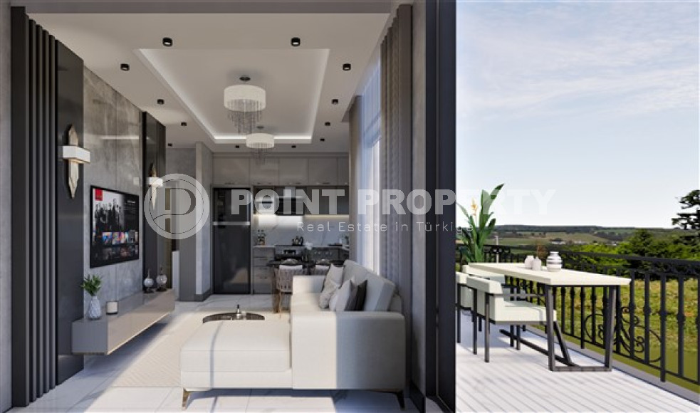 Квартира 1+1, 45м² в комплексе на окончательном этапе строительства в районе Алании Демирташ-id-1449-фото-12