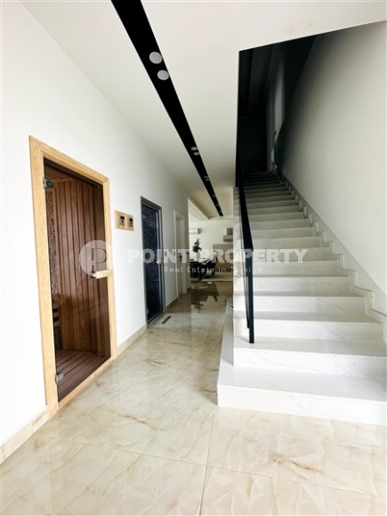 Роскошная двухэтажная вилла с видом на море в престижном районе Аланьи - Каргыджак-id-5711-фото-11