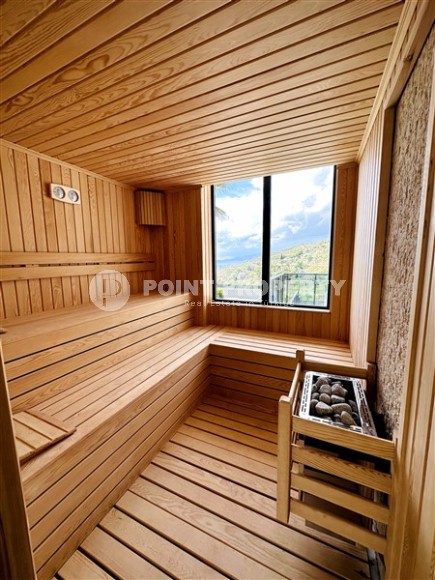 Роскошная двухэтажная вилла с видом на море в престижном районе Аланьи - Каргыджак-id-5711-фото-15