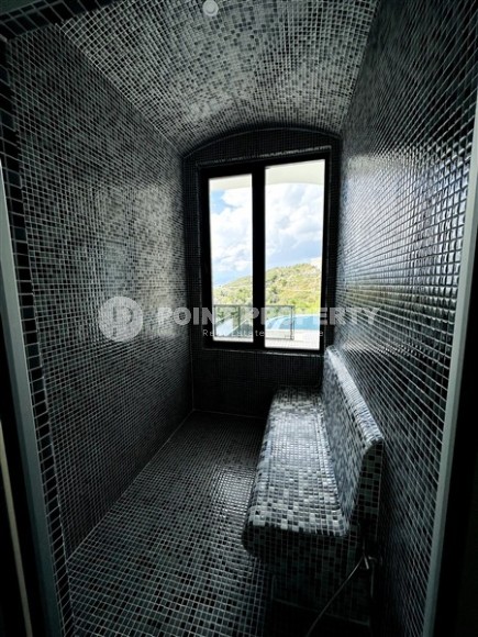 Роскошная двухэтажная вилла с видом на море в престижном районе Аланьи - Каргыджак-id-5711-фото-16