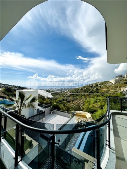 Роскошная двухэтажная вилла с видом на море в престижном районе Аланьи - Каргыджак-id-5711-фото-18