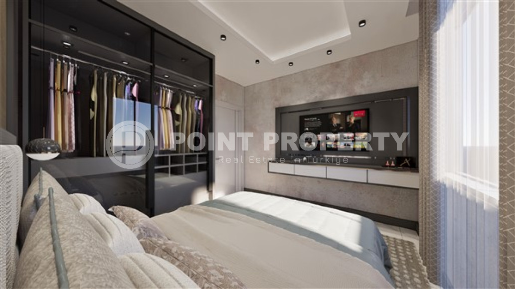 Квартира 1+1, 45м² в комплексе на окончательном этапе строительства в районе Алании Демирташ-id-1449-фото-15