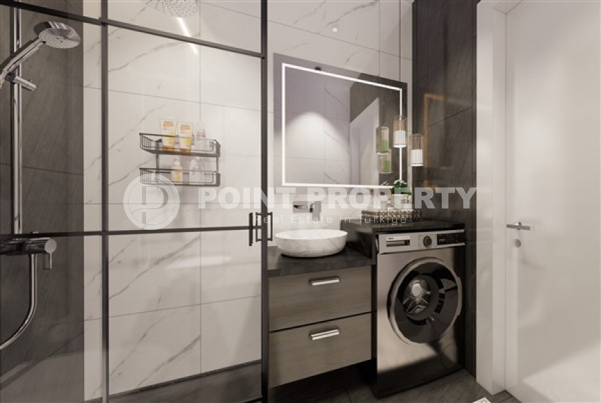 Квартира 1+1, 45м² в комплексе на окончательном этапе строительства в районе Алании Демирташ-id-1449-фото-20