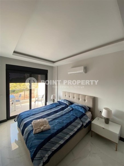 Modern furnished apartment 1+1, with a total area of 85 m2, in the elite area of Alanya - Tepe-id-5715-photo-5