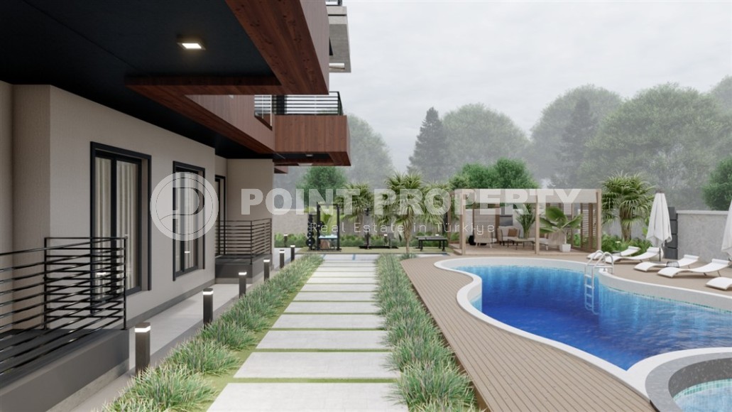 Новый инвестиционный проект - апартаменты на начальном этапе строительства в небольшой резиденции, в перспективном районе Аланьи - Газипаша-id-5723-фото-3