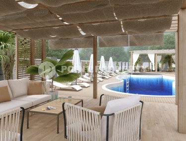 Новый инвестиционный проект - апартаменты на начальном этапе строительства в небольшой резиденции, в перспективном районе Аланьи - Газипаша-id-5723-фото-4