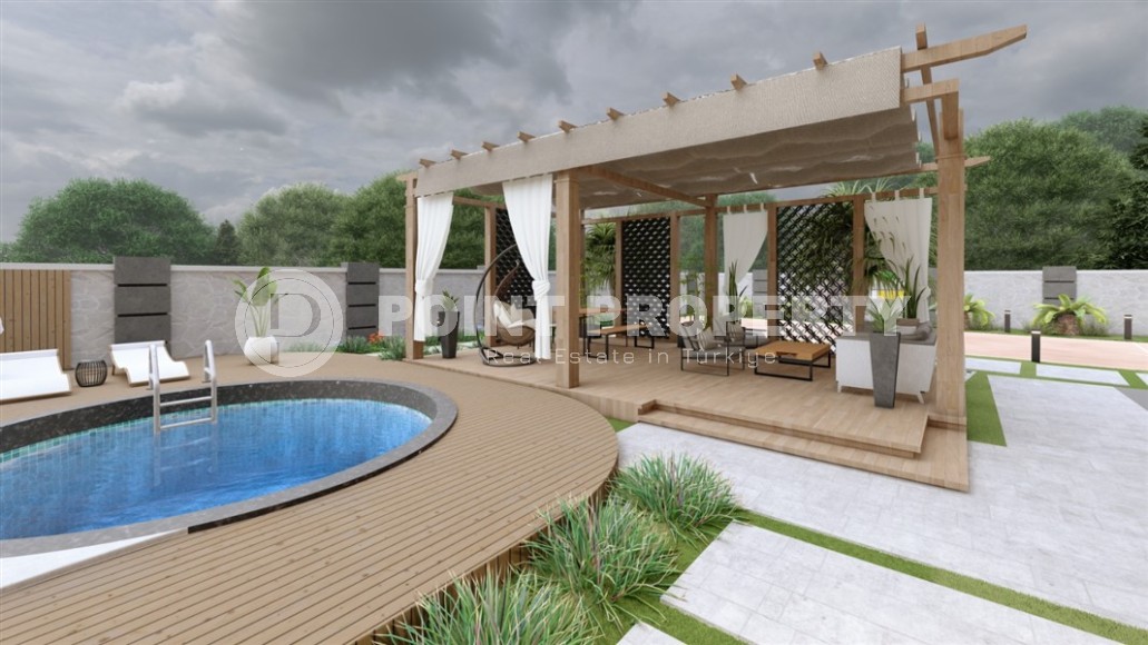 Новый инвестиционный проект - апартаменты на начальном этапе строительства в небольшой резиденции, в перспективном районе Аланьи - Газипаша-id-5723-фото-5