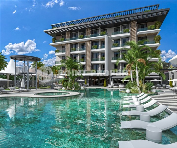 Инвестиционный проект с большим выборов планировок в верхней Обе: апартаменты, садовые дуплексы, пентхаусы с двумя и тремя спальнями, Аланья-id-3249-фото-11