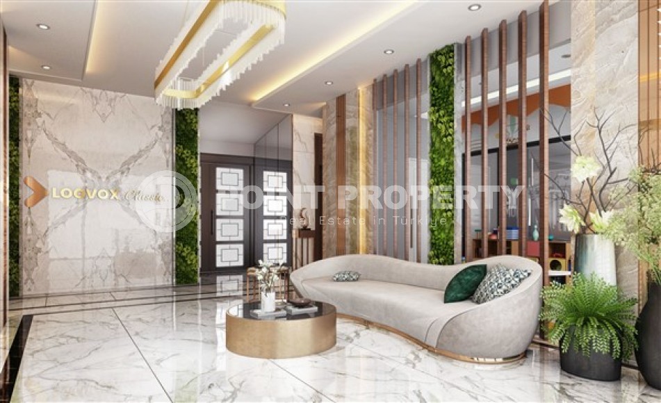 Apartments of different layouts, 45-210m², in Upper Oba, Alanya, in a residence with good infrastructure-id-2542-photo-7